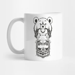 Bear-men totem Mug